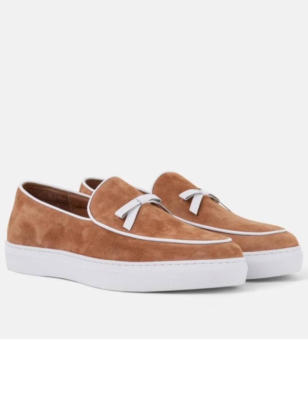 Marc Nolan Odell Men’s Tan Belgian Suede Loafer Sneakers Size 9